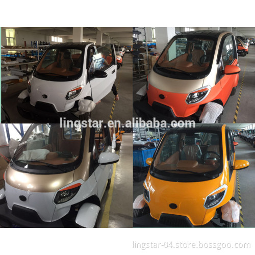 Hot Sell Mini 4 Wheels 2 sedili per adulti CEE Auto elettrica realizzata in Cina in vendita Europa